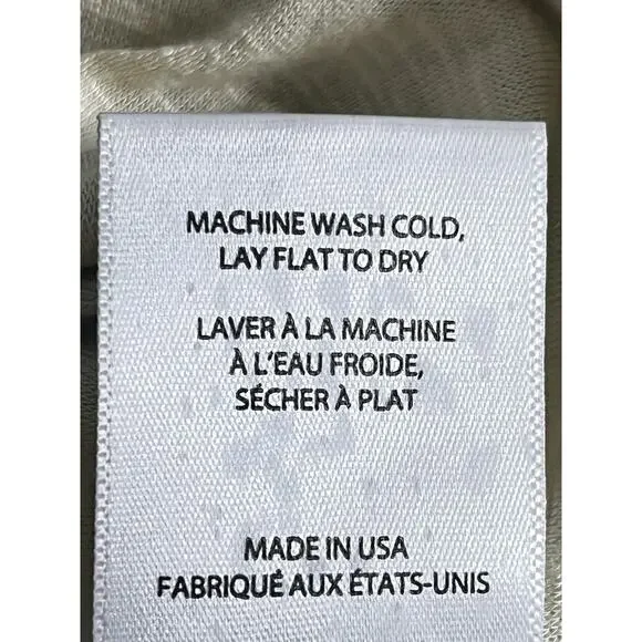 Anthropologie Dolan Left Coast Midi Priva Dress Sz M Striped Scoop Neck Stretch - Picture 9 of 9